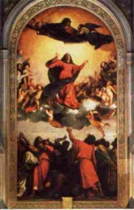 Assunção de Maria (1516/18) Ticiano