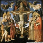 A Trindade e os santos Peselino e Filippo Lippi- (National Gallery)